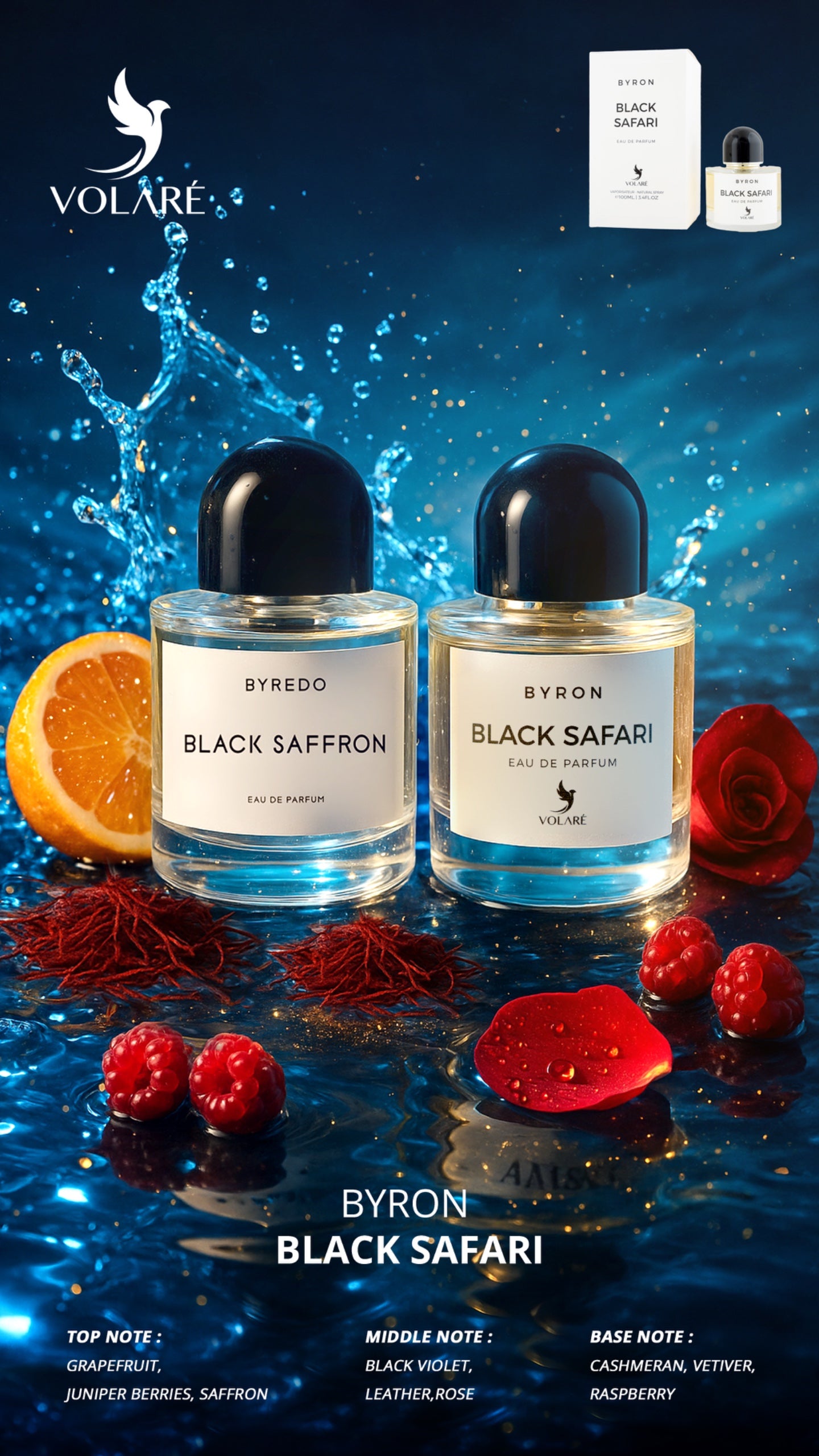Byron, Black Safari
