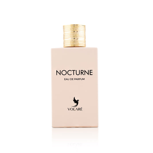 Nocturne Eau de Parfum bottle by Volaré on a white background