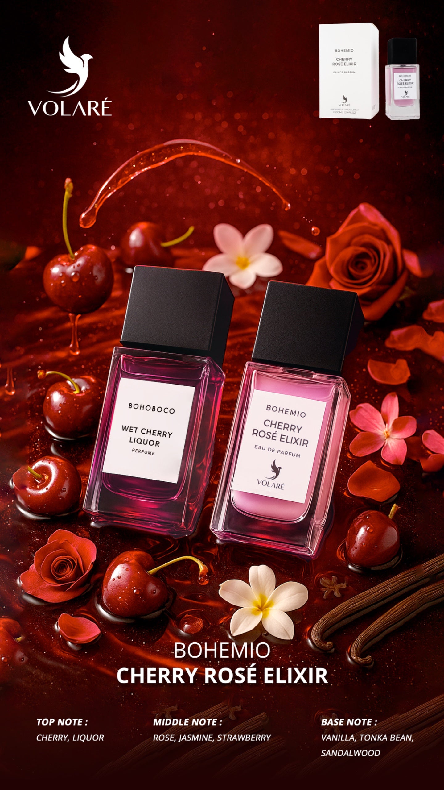 Bohemio, Cherry Rose Elixir