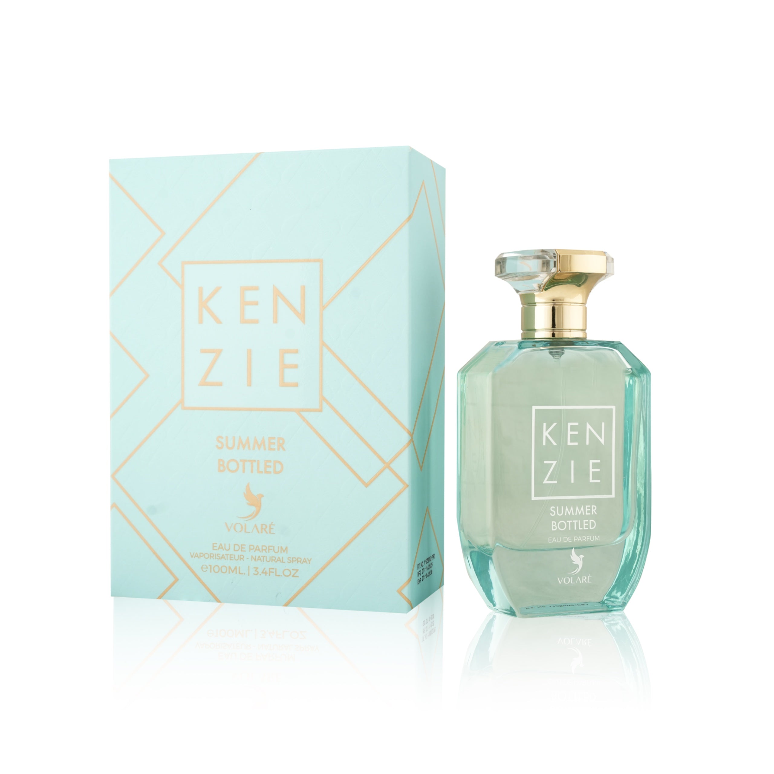 Volare Kenzie Summer Bottled | Fresh Coconut Solar Perfume | Eau
