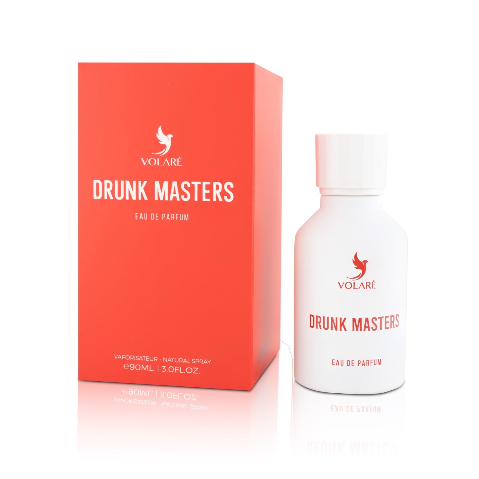 Volare Drunk Masters perfume bottle and packaging on a white background